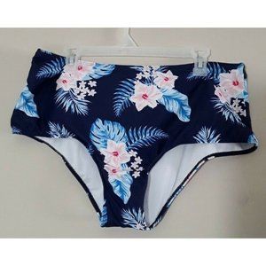 Floral Bikini Bottom Swimsuit L/XL Active wear